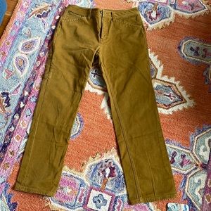 Toad & Co khaki pants